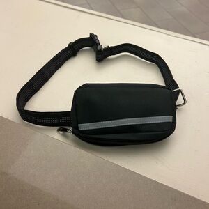 Pet Leash Black and Gray with carrying Bag—gorgeous and handy! Like new